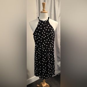 Bar III Black Polka Dot Dress